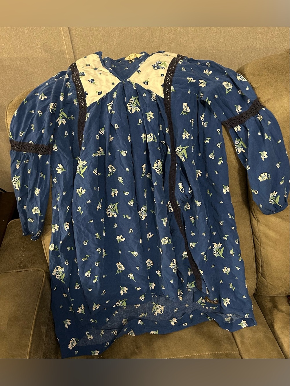 Matilda Jane Floral Blue Dress